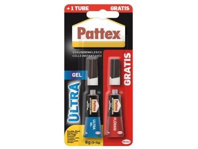 Staedtler Sekundenkl. Pattex Ultra Gel 3 + 3g BK