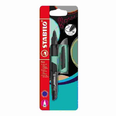 Stabilo Flow Kugelschreiber puristblue Kartonblister