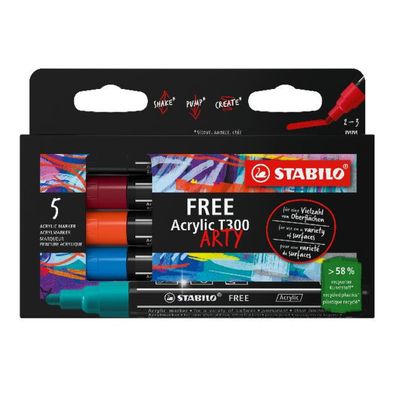 Stabilo FREE Acrylic T300 Set Urban NEU