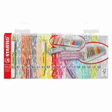 Stabilo swing cool NatureCOLORS 18er Tischset