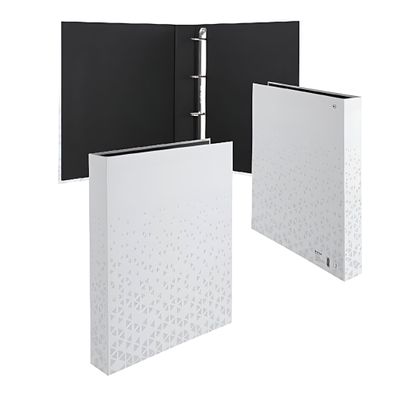 Herma Fotobook A4, 46 mm Rückenbreite 4D-Ring Karton weiss veredelt