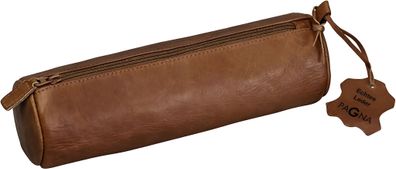 Lederschlamper cognac 20,5x6 cm