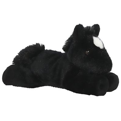 Mini Flopsies Beau Black Horse 20 cm