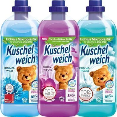 Kuschelweich Weichspüler Set 3x1L