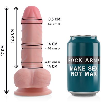 Rock Army Rockarmy Dual Density Panzer Realistischer Dildo 17 cm 300 g
