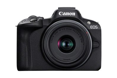 Canon EOS R50, Schwarz + RF-S 18-45mm F4.5-6.3 IS STM Kit, 24,2 MP, 6000 x 4000 Pixel