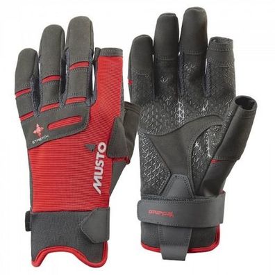 Musto, Segelhandschuh Performance Glove L/F Lang, Rot