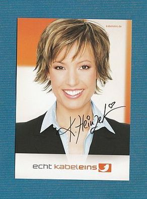 Kim Heinzelmann( Kabeleins ) - persönlich signiert