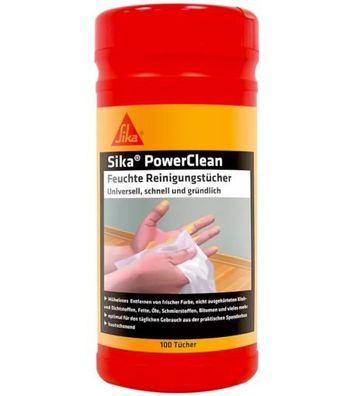 Sika, Powerclean Spezial- Reinigungstücher, 100 St