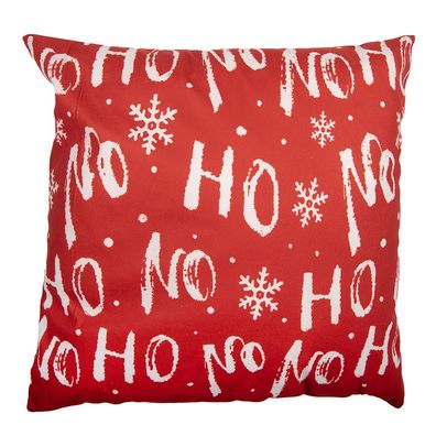 Clayre & Eef Kissenbezug 45x45 cm Rot Polyester (Gr. 45x45 cm)