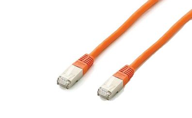 equip CU Patchkabel S/FTP Cat.6a/10G (PIMF) orange 15,0m