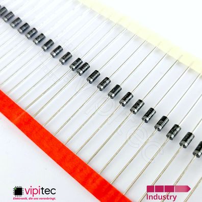 1N4001 Gleichrichterdiode THT DO41 DO204AC 50V 1A -50..175°C Rectifier Diode