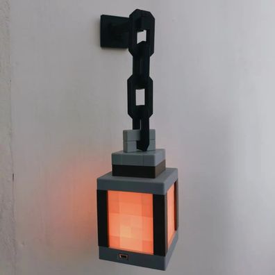 Veilleuse Lanterne Lumineuse Pixel - Ambiance Rétro-Gaming et Décoration