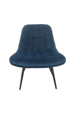 Sessel XXL Metall und Polyester Blau