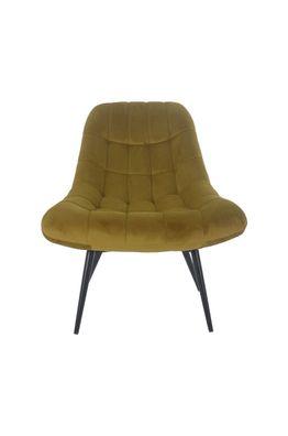 Sessel XXL Metall und Polyester Gelb