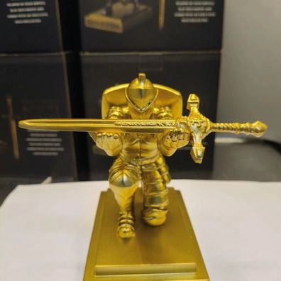 Porte-Stylo "Le Chevalier à Genoux" - Un Gardien pour votre Bureau