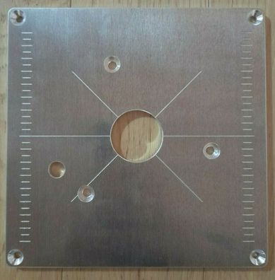 Frästisch Einlegeplatte Befestigungsplatte Oberfräse Triton JOF001