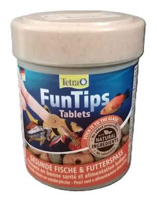Tetra FunTips 165 Tbl Hafttabletten Futter für Zierfische