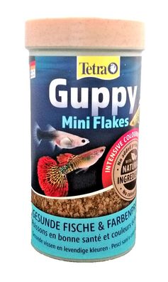 Tetra Guppy Miniflocken 250ml Futter für Lebendgebärende Guppy Platy Molly