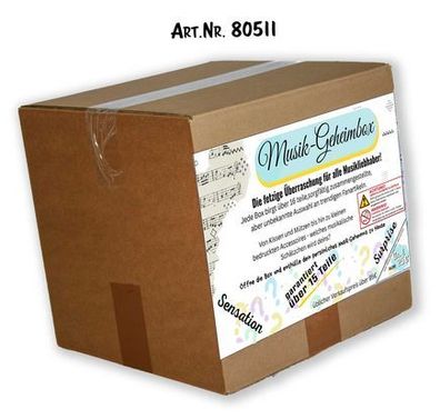 Mystery-box Überraschungsbox für Musikfreunde - Neuware - 15 Artikel - 80511