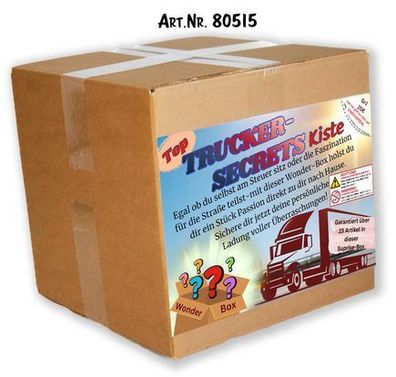 Mystery-box Überraschungsbox für Trucker - Neuware - 15 Artikel - 80515
