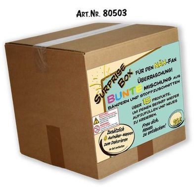 Mystery-box Überraschungskiste für Näh-Fans DIYS Neuware - 15 Artikel - 80503