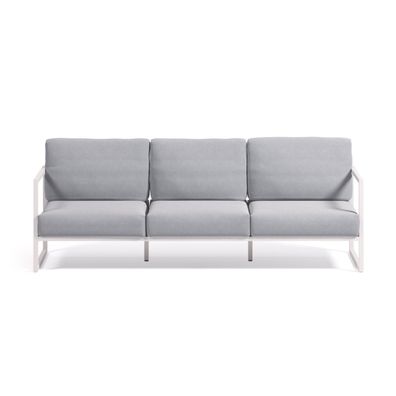 Outdoor 3-Sitzer-Sofa blau 225 x 85 x 85 cm Sitzgarnitur Couch Wohnzimmer
