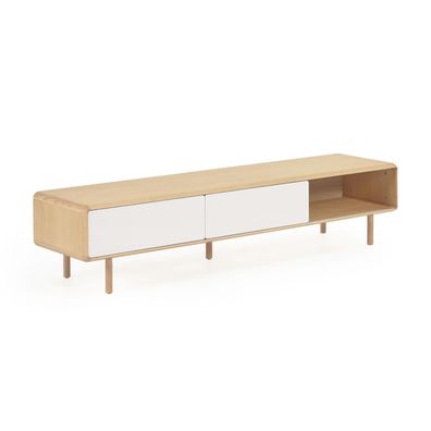 TV-Schrank Anielle 180 x 42 x 41 cm Esche Kommode Schrank Wohnzimmer Neu
