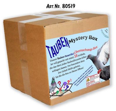 Überraschungsbox für Tauben-Fans - BW-Tasche Tasse T-shirt Aufkleber....- 15 Artike