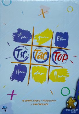 Tic Tac Top Strohmann Games Familienspiel Brettspiel Partyspiel Wörterspiel