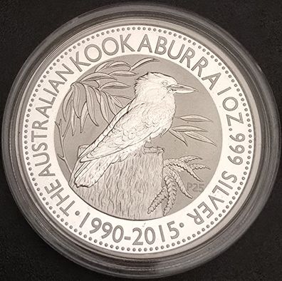 Kookaburra Medaille mit Elisabeth II Australien 1990 - 2015/TOP PREIS (K280226)