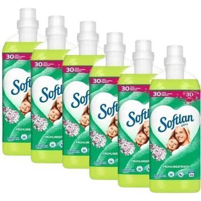 Softlan Frühlingsfrisch Weichspüler 6x45 Wäschen