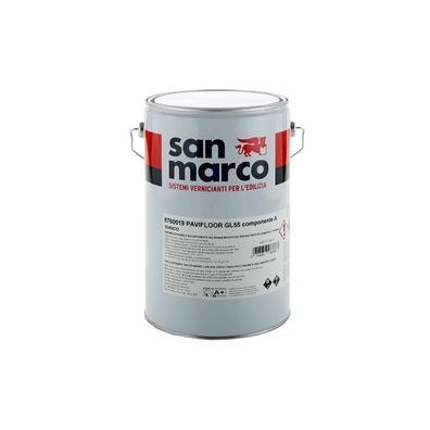 San Marco Pavifloor gl55 Komp. A 5 Liter weiß