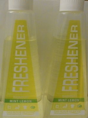 Raumduft Mint Lemon Freshener 2x500 ml Garderobe Polster usw. Das Blaue Wunder