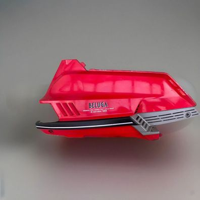 yamaha beluga 125 Seitenverkleidung Hinten rechts Rot Original Teil Vintage