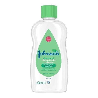 Johnson & Johnson Baby Pflegeöl mit Aloe Vera, 200 ml