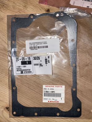 Neue Original Kawasaki GT550 Zephyr 550 Motorölwannendeckeldichtung 11061-1091