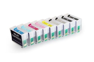 Nachfüllbare Patronen kompatibel mit Epson T1571-T1579 für Stylus Photo R3000