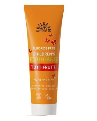 Urtekram - Children´s Toothpaste Tuttifrutti Fluoride Free - Zahnpasta - 75 ml