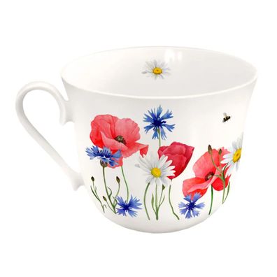 Tasse Blumenmeer, Grätz Verlag, Porzellantasse, Kaffeetasse, Teetasse TAS 48101
