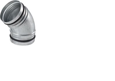Stiebel ELTRON Bogen DN 100, 45 Grad, Stahlblech verzinkt - 159302