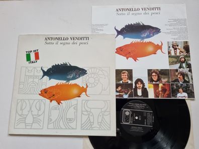 Antonello Venditti - Sotto Il Segno Dei Pesci Vinyl LP Germany