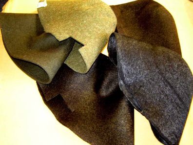 Posten 5 Stück verschiedene Hutstumpen Wolle feste Stumpen mit Fehler P300