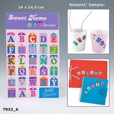 Sweet Home * 240 ABC-Sticker 7932