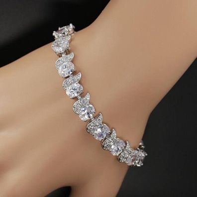 Cubic Zirkonia Damen Armband im edlen Diamand Design (CM010326)