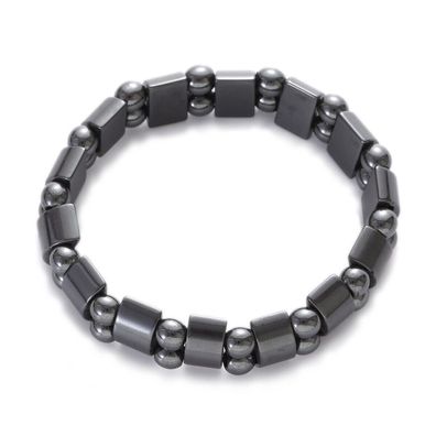 Schwarzes Hämatite Armband, Strech Armband (CM010326)