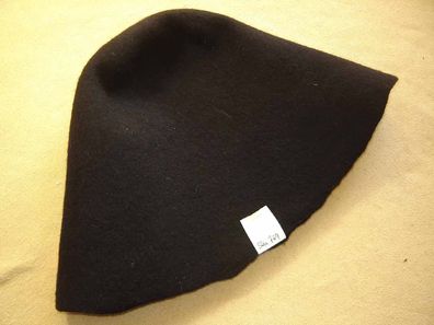 Hutstumpen Wolle großer Stumpen schwarz 120 gr Ü 57 cm Rd 94 cm Stu 769