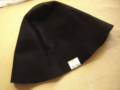 Hutstumpen Haar schwarz 100 gr Ü 58cm Randumfang 92cm Stu 902