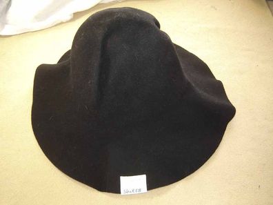 Hutstumpen Wollstumpen Capeline Wolle schwarz 110 gr Ü 54cm Rd 108cm Stu 888