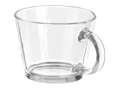 6 Kaffeegläser 400ml mit Henkel Kaffeebecher Teegläser Latte Macchiato Gläser